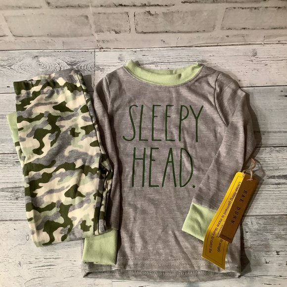 Rae Dunn Pajamas Rae Dunn Boys Sleepy Head Camouflage Pajamas